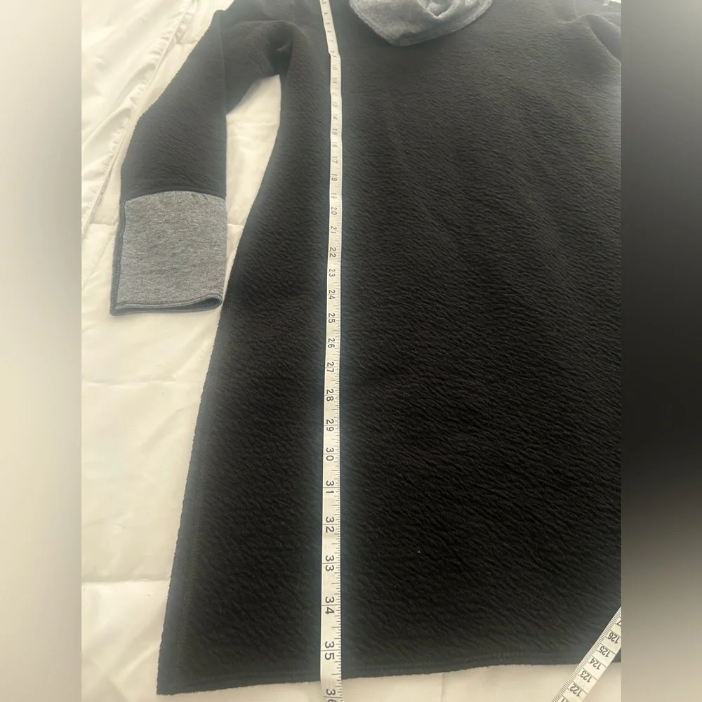 Columbia Womens Winter Dream Reversible Sweater Dress Gray Black M - Picture 9 of 10